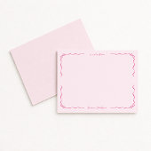 お洒落Boxes Pink 縁ど Note Card ノートカード