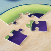 お洒落Cartoon World - カラフル抽象芸術おもしろい ジグソーパズル (側面)