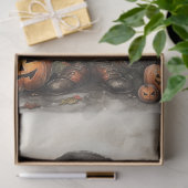 お洒落Cat 3不気味ハロウィーンデコページ紙 薄葉紙 (ギフト)