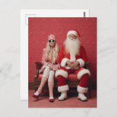 お洒落Christmas Duo:クロース夫妻 ポストカード (正面/裏面)