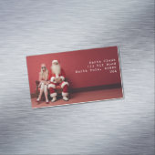 お洒落Christmas Duo:クロース夫妻 マグネット名刺 (インサイチュ)