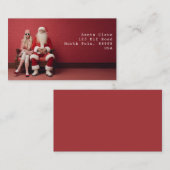 お洒落Christmas Duo:クロース夫妻 名刺 (正面/裏面)