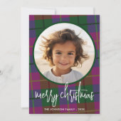 お洒落Christmas Photo – 書道とプライド シーズンカード (正面)