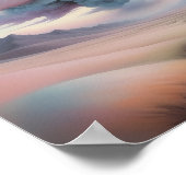 お洒落Cloudscape - Ethereal Landscape Art ポスター (角)