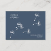 お洒落Dandelion結婚の場所/エスコートカード プレイスカード (正面)