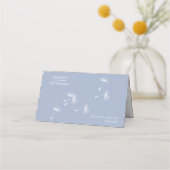 お洒落Dandelion結婚の場所/エスコートカード プレイスカード (正面)