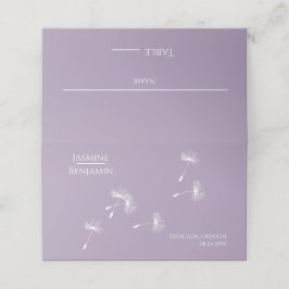 お洒落Dandelion結婚の場所/エスコートカード プレイスカード