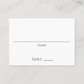 お洒落Dandelion結婚の場所/エスコートカード プレイスカード (裏面)