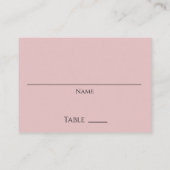 お洒落Dandelion結婚の場所/エスコートカード プレイスカード (裏面)