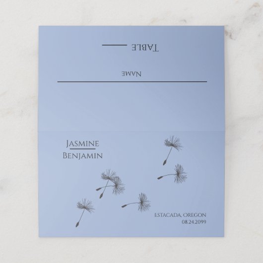 お洒落Dandelion結婚の場所/エスコートカード プレイスカード (外部開封)