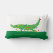お洒落Gator in Lights装飾用クッション ランバークッション (裏面)