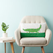 お洒落Gator in Lights装飾用クッション ランバークッション (椅子)