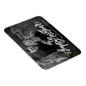 お洒落Happy New Year Script Photo マグネット (右側)