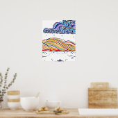 お洒落KAPITI ISLAND NZポスター ポスター (キッチン)