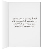 お洒落Possum MothとBee Kid's Farewell Card (内側 (右))