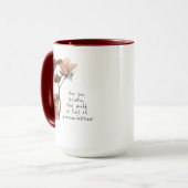 お洒落Possum MothとBee Kid's Farewell Card マグカップ (正面左)