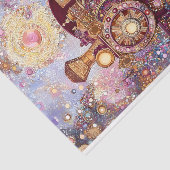 お洒落Steampunk Train, Mosaic DH5L Decompage 薄葉紙 (詳細)