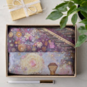 お洒落Steampunk Train, Mosaic DH5R Decompage 薄葉紙 (ギフト)