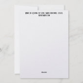 お洒落Tu B'Shvat ט״ו בשבטツリー シーズンカード (裏面)