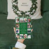 お洒落What a Year Photo Collageクリスマス カード