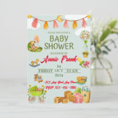 お洒落Wonderland Welcomes:ベビーシャワーに参加 招待状 (スタンド正面)