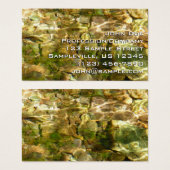 お湯からの水春緑 – 金ゴールド自然 (正面&裏面)