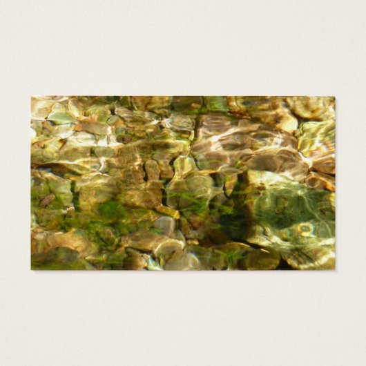 お湯からの水春緑 – 金ゴールド自然 (裏面)