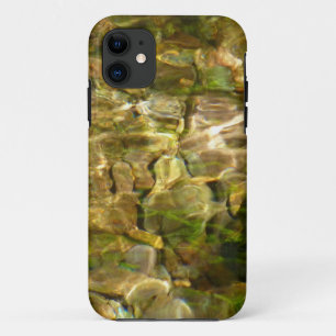 お湯からの水春緑 – 金ゴールド自然 iPhone 11 ケース