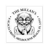 お熱狂するじいちゃんの笑わされるテーマ セルフインキングスタンプ (デザイン)