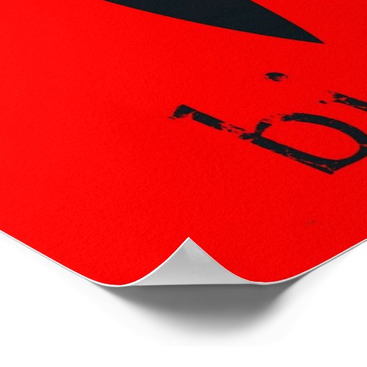 お熱狂する似合い熱狂する ポスター (角)