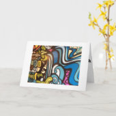 お熱狂する前の誕生日が カード (黄色い花)