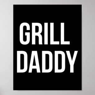 お父おもしろいさんの日にダディBbqと喫煙を焼く ポスター