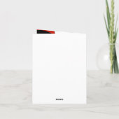 お父さんありがとう！父の日 サンキューカード (裏面)