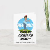 お父さんありがとう！父の日 サンキューカード (正面)