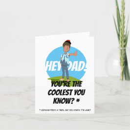 お父さんありがとう！父の日 サンキューカード