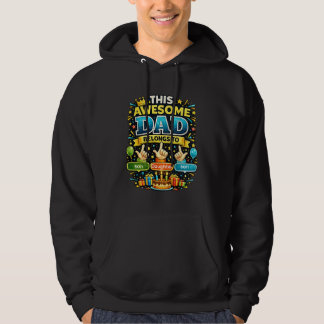 お父さんいつもありがとう キッズの名前入り父の日Tシャツ パーカ