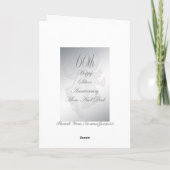 お父さんお母さん 結婚60周年おめでとう カード (裏面)