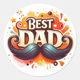 お父さんお誕生日おめでとう ラウンドシール