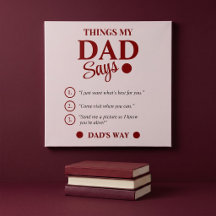 お父さんが言った事 カスタム父の日ギフト 記念品