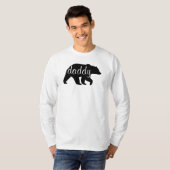 お父さんくまの長袖のTシャツ Tシャツ (正面フル)