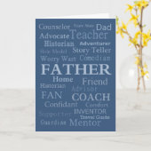 *お父さんご存じでしたか* カード (黄色い花)