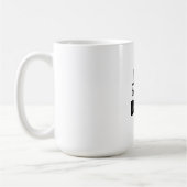 お父さんであるだけで コーヒーマグカップ (左)