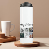 お父さんとキッズファミリーパパ14フォトコラージュ タンブラー