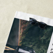 お父さんとキッズファミリーパパ6 Photo Collage ビーチタオル (インサイチュ)