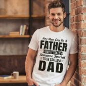 お父さんと呼ばれる特別な存在へ 父親への名言 Tシャツ