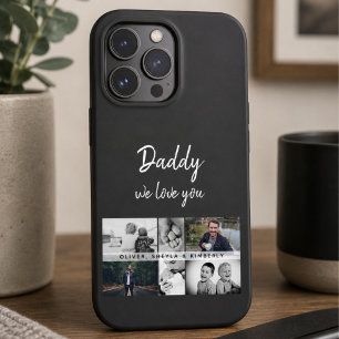 お父さんと子供たち ファミリーフォトコラージュ iPhone 13 PROケース