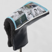 お父さんと子供と家族のパパコラージュ ゴルフヘッドカバー (3/4 正面)