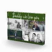 お父さんと子供と家族のパパコラージュ フォトブロック (右)