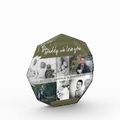 お父さんと子供と家族のパパコラージュ フォトブロック (左)