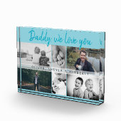 お父さんと子供と家族のパパコラージュ フォトブロック (右)